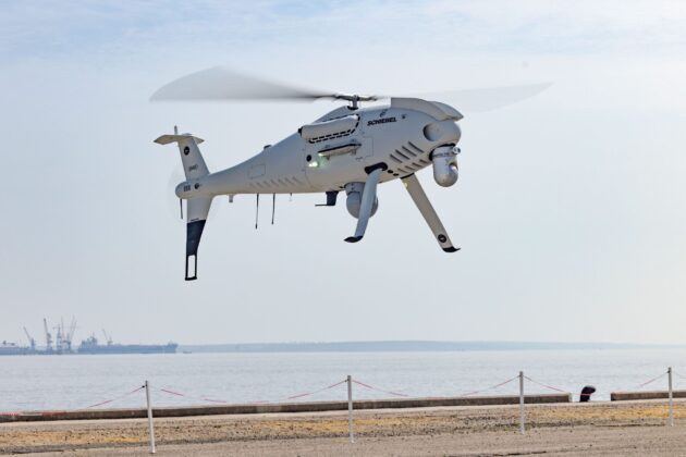 Camcopter S-100 bei der &Uuml;bung &bdquo;Repmus 2025&rdquo; &ndash; &copy;Schiebel