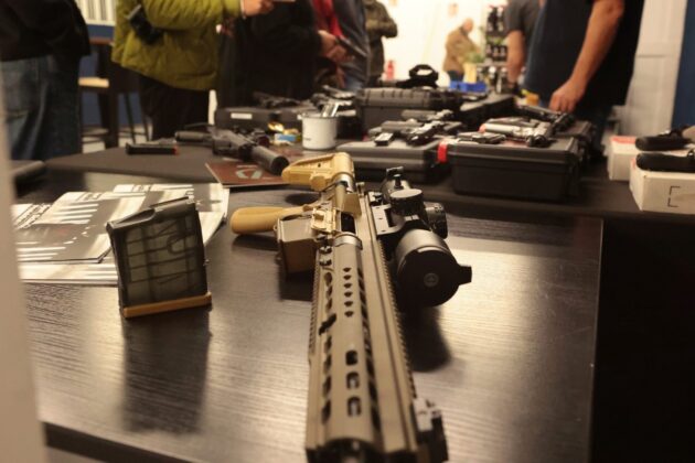 Reiche Auswahl: Pistolen von Walther bei den Walther-Tagen in der Focus Range. ©Militär Aktuell/Bendl