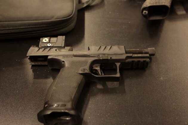 Reiche Auswahl: Pistolen von Walther bei den Walther-Tagen in der Focus Range. ©Militär Aktuell/Bendl