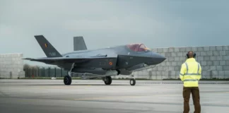 Belgien: Erste F-35A in Florennes gelandet Belgischer F-35-Kampfjet – ©Belgien MoD