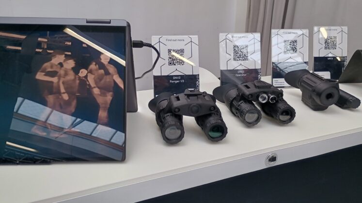 GunCon 2025: Nachtsichtbrillen und Wärmebildkameras von Nocturasys. ©Militär Aktuell/Bendl