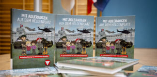 Bundesheer-Sachbuch für Schüler: „Mit Adleraugen auf dem Heldenplatz“ @HBF / Carina Karlovits