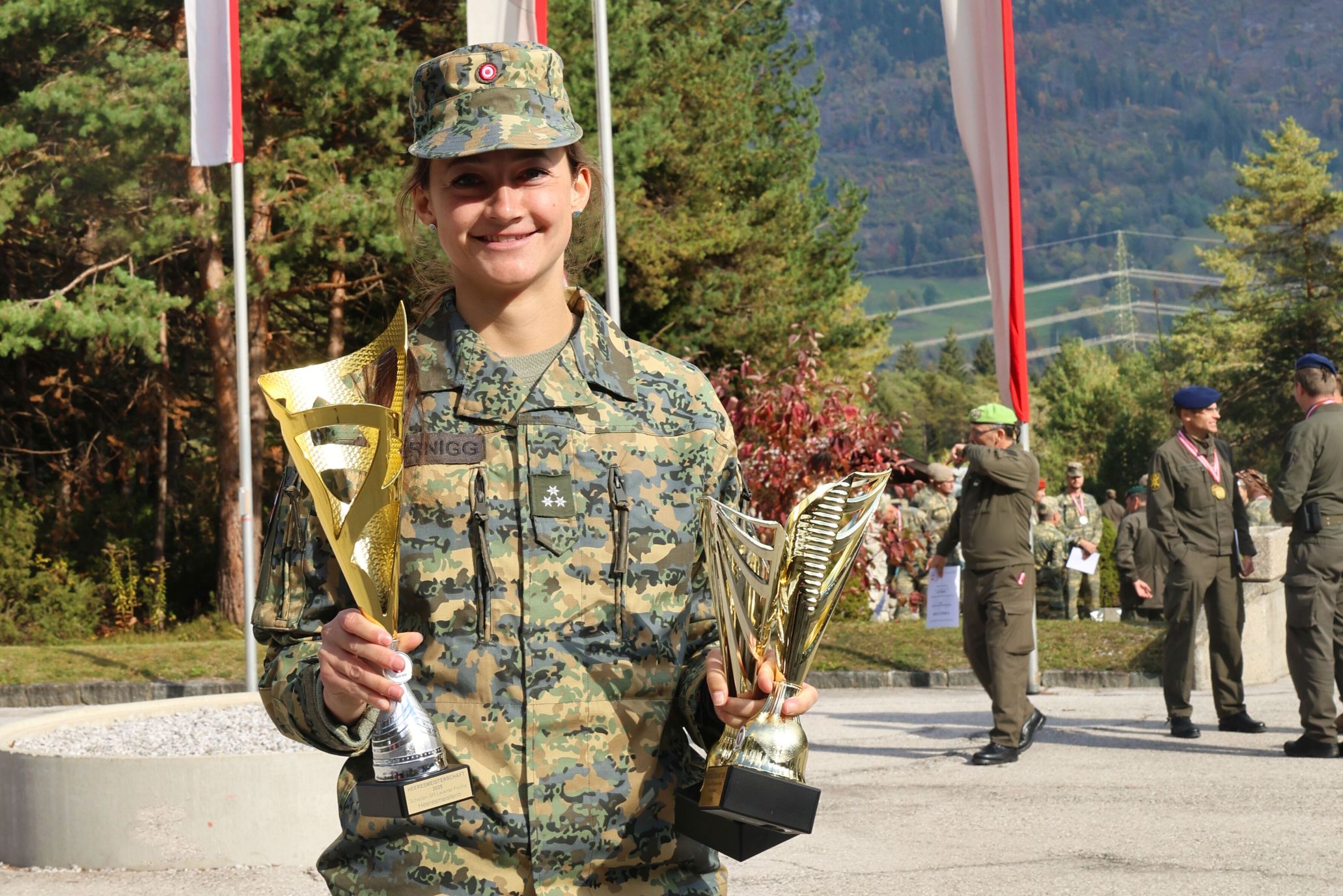 Heeresmeisterschaften im Schießen: 3x Gold für Bad Gasteiner Soldatin Heeresmeisterschaften im Schießen: 3x Gold für Bad Gasteiner Soldatin – ©Bundesheer/Riedlsperger