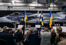 Absichtserklärung: Über 100 Saab Gripen E für die Ukraine Absichtserklärung: Über 100 Saab Gripen E für Ukrainische Luftstreitkräfte – ©Ulf Kristersson via X