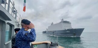 NATO-Flottenverband stattete Irland einen Besuch ab NATO-Flottenverband SNMG1 knüpft Beziehungen zu Irland – ©Mediacentrum Defensie