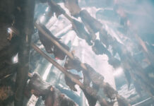 Räucherfleisch: Survival Jerky im Wald herstellen Der Bau eines Räucherofens in der freien Natur. ©Jan Dostal