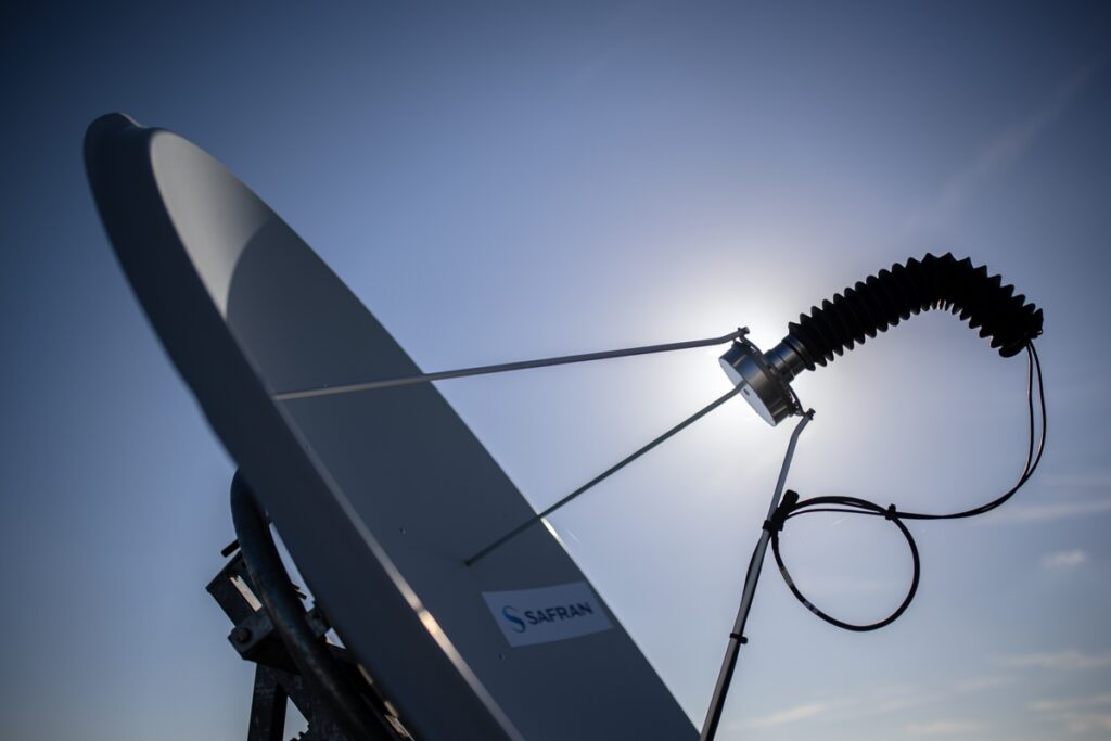 Bodenstation des WeTrack-Analysesystems von Safran – ©Safran Bodenstation des WeTrack-Analysesystems von Safran – ©Safran