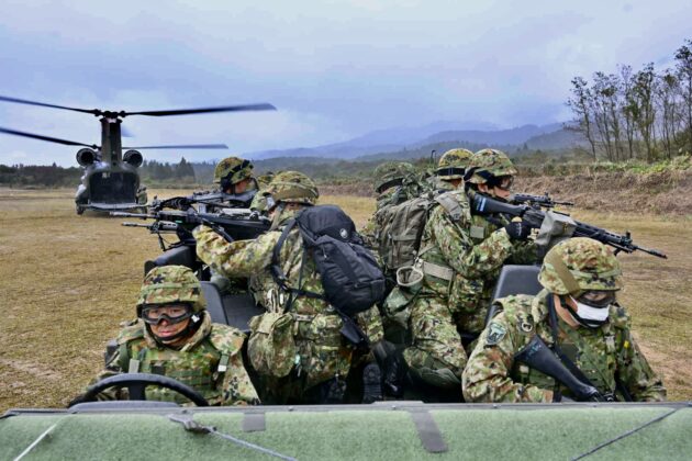 Mit US-Beteiligung: Großmanöver in Japan – ©Japan MoD