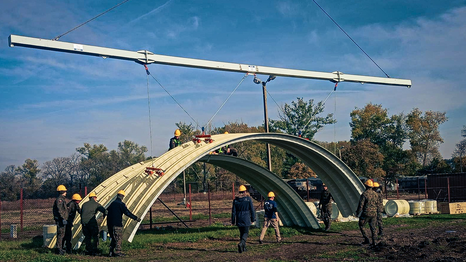 Building being erected - ©MIC Industries Building being erected - ©MIC Industries