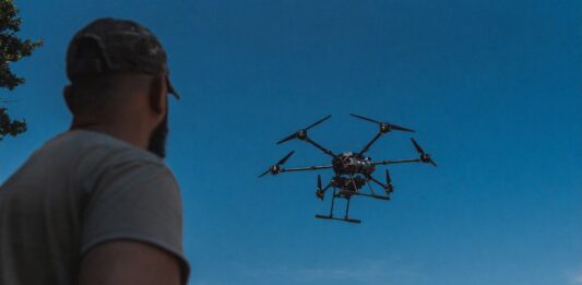 Ukrainische Angriffsdrohne – ©Archiv