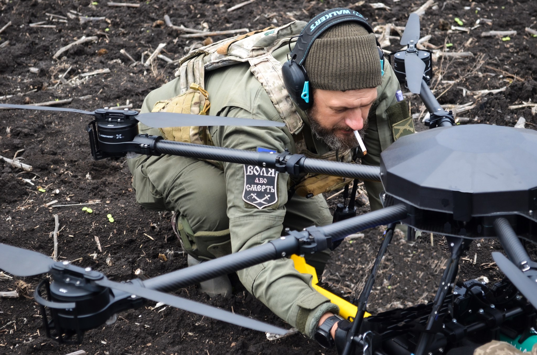 Ukrainischer Drohnenoperator – ©Archiv Ukrainischer Drohnenoperator – ©Archiv