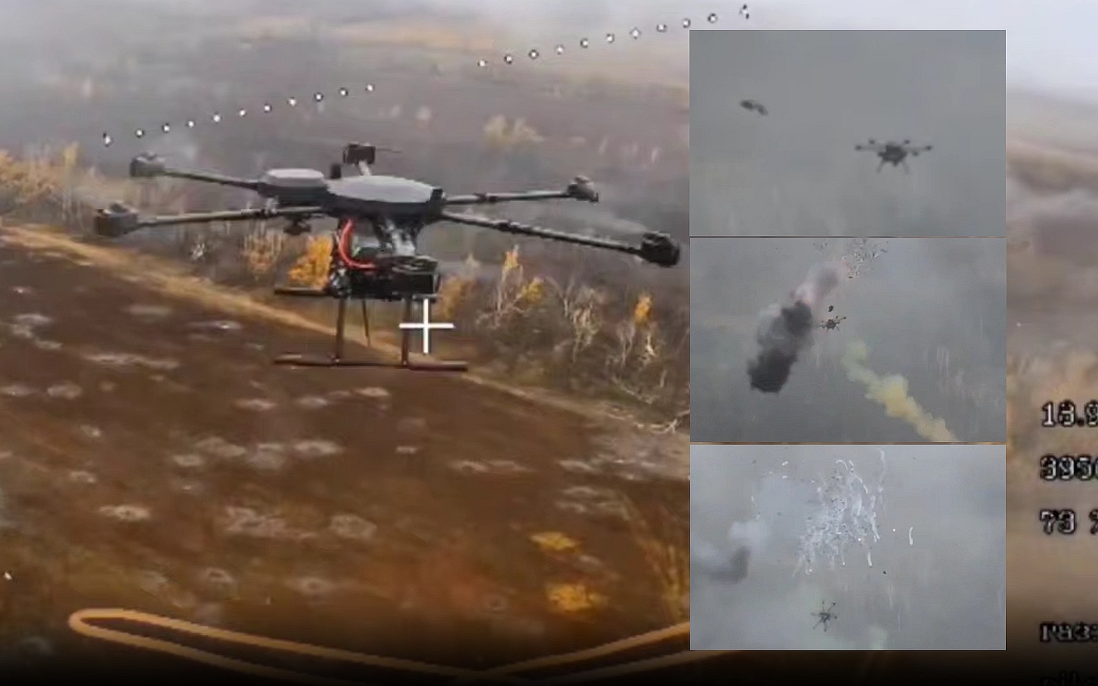 Russische FPV-Drohne greift ukrainische Baba Yaga an – ©Archiv Russische FPV-Drohne greift ukrainische Baba Yaga an – ©Archiv