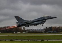 Belgien: Abschussbefehl für Drohnen über Armeestützpunkten Belgischer F-16-Kampfjet – ©Belgische Luftwaffe