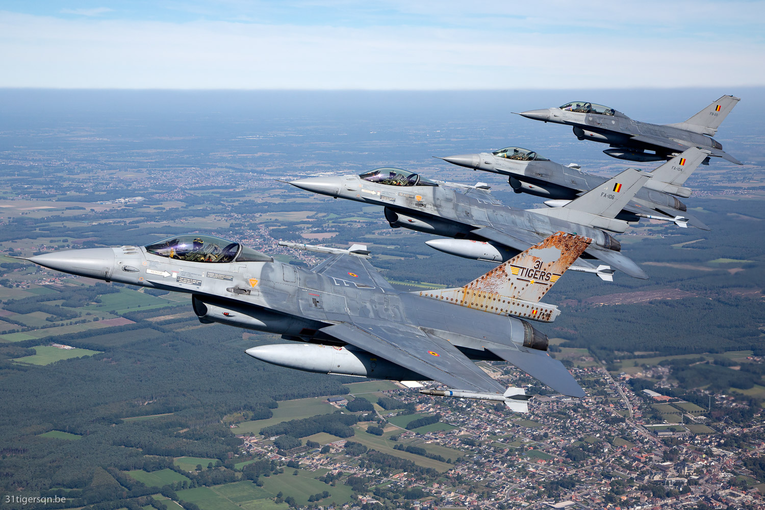 Belgium: Launch order for drones over army bases Belgian F-16 fighter jets_c_Belgian Air Force