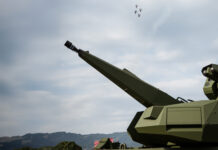 Skyranger: Österreich-Variante könnte zur Standardkonfiguration werden Skyranger-Fliegerabwehrturm – ©Sebastian Freiler