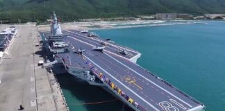 China puts aircraft carrier “Fujian” into service Chinesischer Flugzeugträger „Fujian” – ©PLAN