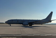Erste P-8A Poseidon der deutschen Marine eingeflogen P-8A Poseidon am Flughafen Flughafen „Berlin Brandenburg Willy Brandt” – ©Bundeswehr
