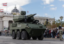 Pandur Evolution with Skyranger for the anti-aircraft batteries Skyranger 30 on Pandur Evolution - ©Martin Rosenkranz