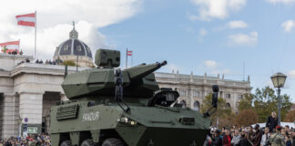 Pandur Evolution mit Skyranger für die Fliegerabwehrbatterien Skyranger 30 auf Pandur Evolution – ©Martin Rosenkranz