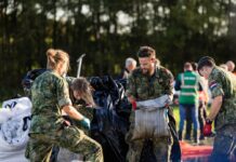 Dutch armed forces practice disaster relief ©Mediacentrum Defensie