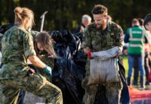 Niederländische Streitkräfte üben Katastrophenhilfe Niederländische Streitkräfte üben Katastrophenhilfe – ©Mediacentrum Defensie