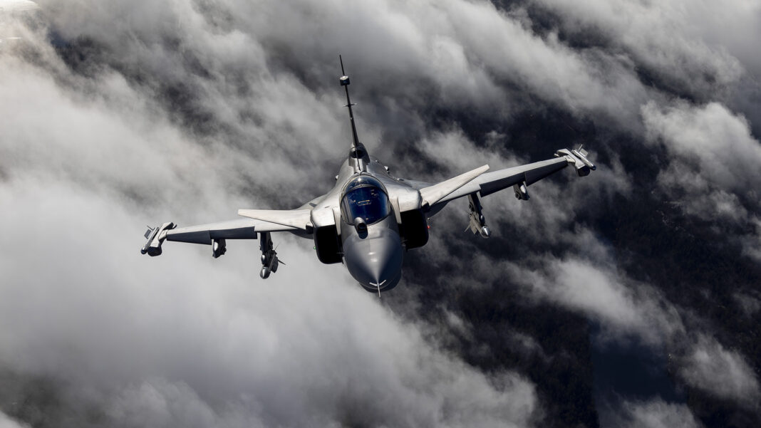 Gripen E-Kampfjet – ©Saab