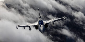 Saab erhält Milliardenauftrag: Kolumbien bestellt 17 Gripen E/F Gripen E-Kampfjet – ©Saab