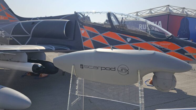 L-39NG Skyfox in der Drohnenj&auml;ger-Konfnguration &ndash; &copy;Martin Rosenkranz