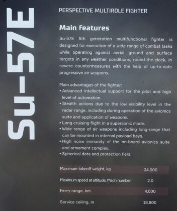 Russischer Ausstellungsbereich auf der Dubai Airshow 2025 &ndash; &copy;Georg Mader