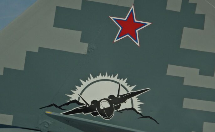 Russischer Ausstellungsbereich auf der Dubai Airshow 2025 &ndash; &copy;Georg Mader