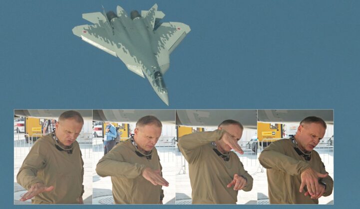 Russischer Ausstellungsbereich auf der Dubai Airshow 2025 &ndash; &copy;Georg Mader