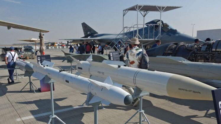 Russischer Ausstellungsbereich auf der Dubai Airshow 2025 &ndash; &copy;Georg Mader