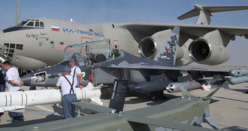 Russischer Ausstellungsbereich auf der Dubai Airshow 2025 &ndash; &copy;Georg Mader