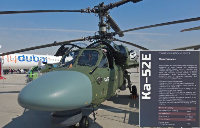 Russischer Ausstellungsbereich auf der Dubai Airshow 2025 &ndash; &copy;Georg Mader