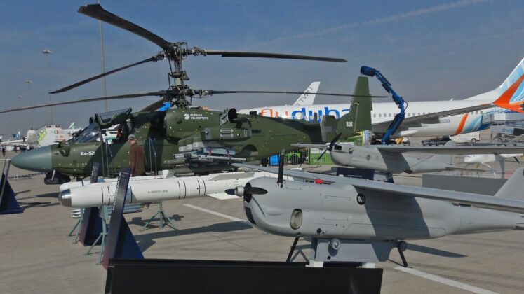 Russischer Ausstellungsbereich auf der Dubai Airshow 2025 &ndash; &copy;Georg Mader