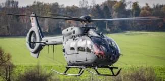 Airbus: First test flight of the new Belgian H145M helicopter ©Airbus Helicopters