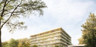 Diehl Defence lays foundation stone for extension building ©Diehl Defence