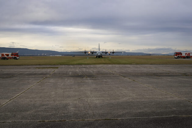 Letzter Flug der Bundesheer-Hercules 8T-CA &ndash; &copy;Bundesheer
