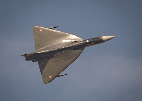 Tejas-Kampfjet der indischen Luftstreitkr&auml;fte &ndash; &copy;Oliver Santa