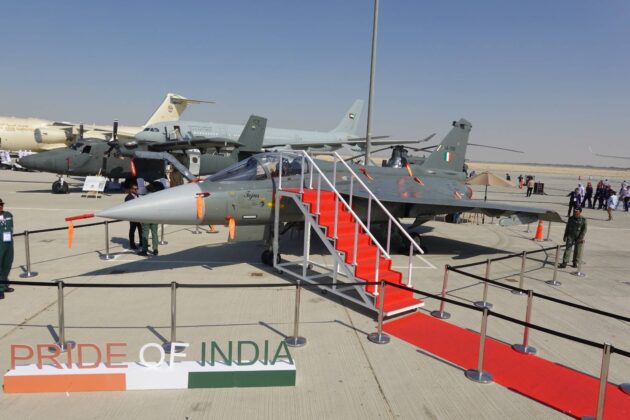 Tejas-Kampfjet der indischen Luftstreitkr&auml;fte &ndash; &copy;Oliver Santa