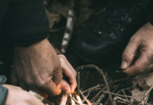 Spendenaktion: Survivalkurs zugunsten der Suizidprävention Charity-Veranstaltung der Wildnisschule Waldkraft. ©Hannah Assil