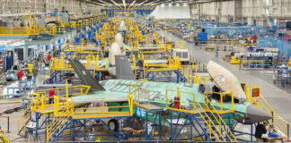 Global defense sales rise significantly – Europe and USA drive growth F-35-Fertigung – ©Lockheed Martin