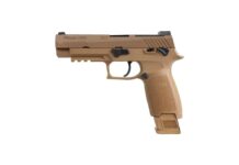 Entscheidung gefallen: Schweizer Armee erhält P320 von Sig Sauer Für den Zivilmarkt gestaltete SIG Sauer eine leicht abgewandelte Form der Dienstpistole M17 der U.S. Army, deren Basis die P320 darstellt. ©SIG Sauer