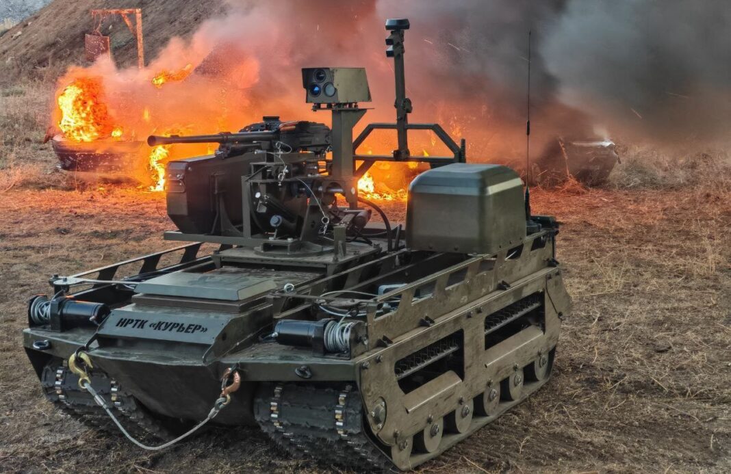 Russian ground drone (UGV) Courier - ©Archive Russian ground drone (UGV) Courier - ©Archive