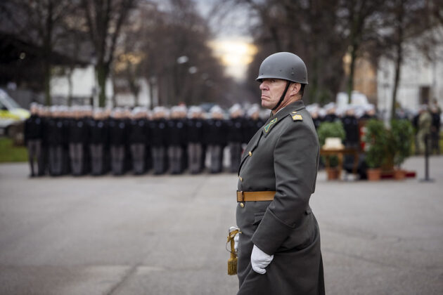 Impressionen von der Kommando&uuml;bergabe der MilAk an Brigadier S&eacute;gur-Cabanac. &copy;Carina Karlovits