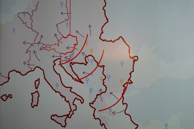 Schlepper- und Migrationsrouten nach &Ouml;sterreich &ndash; &copy;Martin Rosenkranz