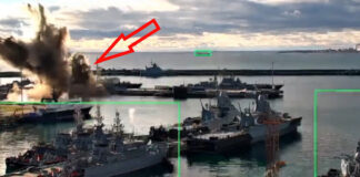 Ukraine versenkt mit Sub Sea Baby russisches U-Boot Angriff auf russisches U-Boot vom Typ „Warschawjanka“ – ©Archiv