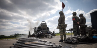 The armed forces need these drones and drone defense systems 35-millimeter anti-aircraft gun of the Austrian Armed Forces fires - ©Bundesheer/Trippolt