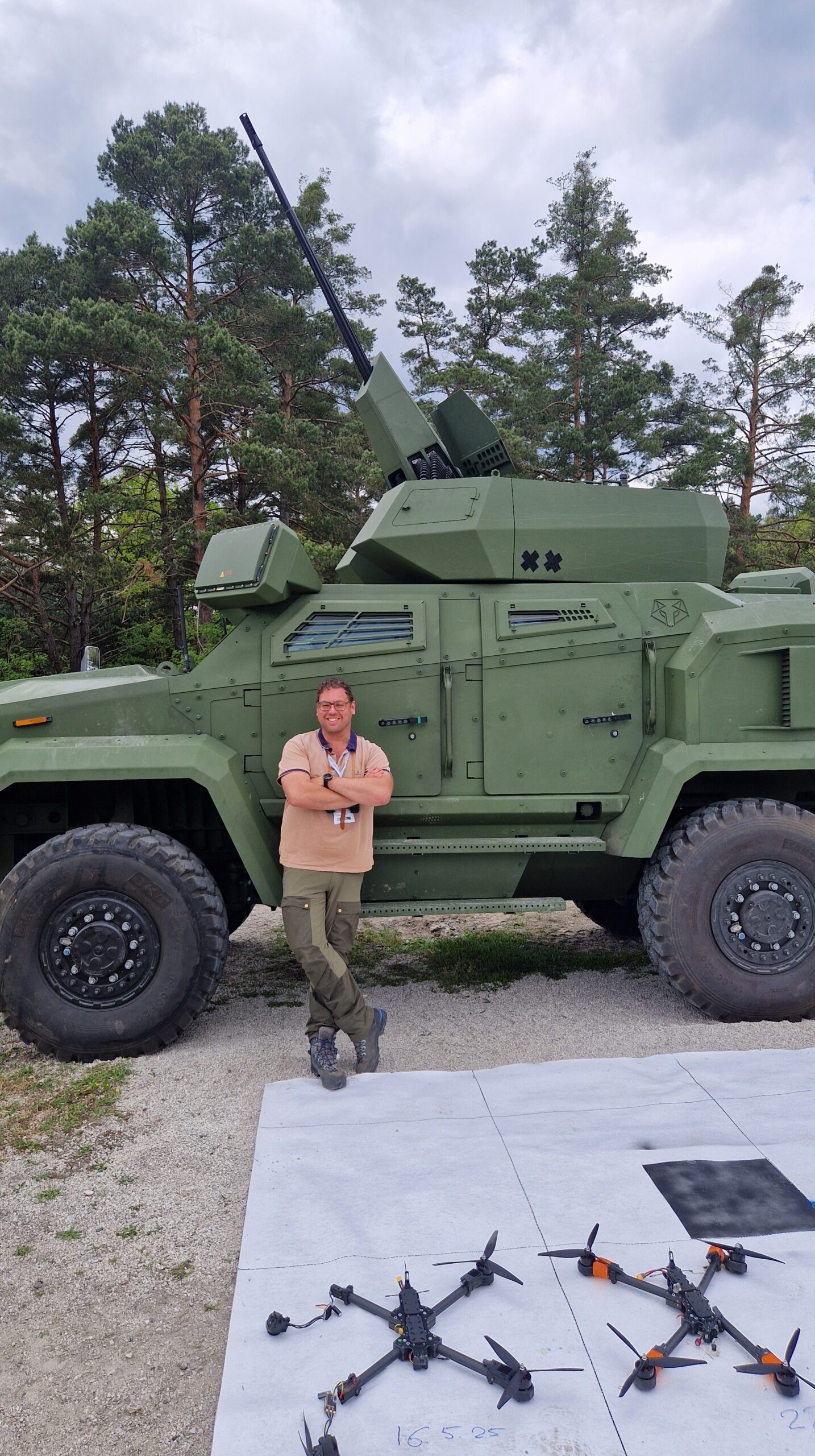 Drone defense expert Moritz Vischer - ©Privat Drone defense expert Moritz Vischer - ©Privat