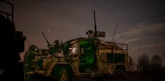 Festakt: Abzeichenverleihung des 48. Jagdkommando-Grundkurses Jagdkommando: Übung bei Nacht. ©Paul Kulec